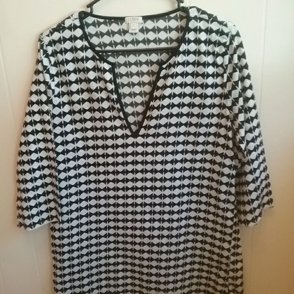 J CREW‎ FACTORY TUNIC/SWIM COVER UP.  SIZE SMALL